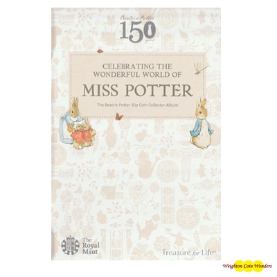 2016 50p 5-Coin Collection - The Beatrix Potter Album